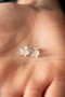 Heliophilia Silver Pendientes de plata de ley 925 con refuerzo de rodio